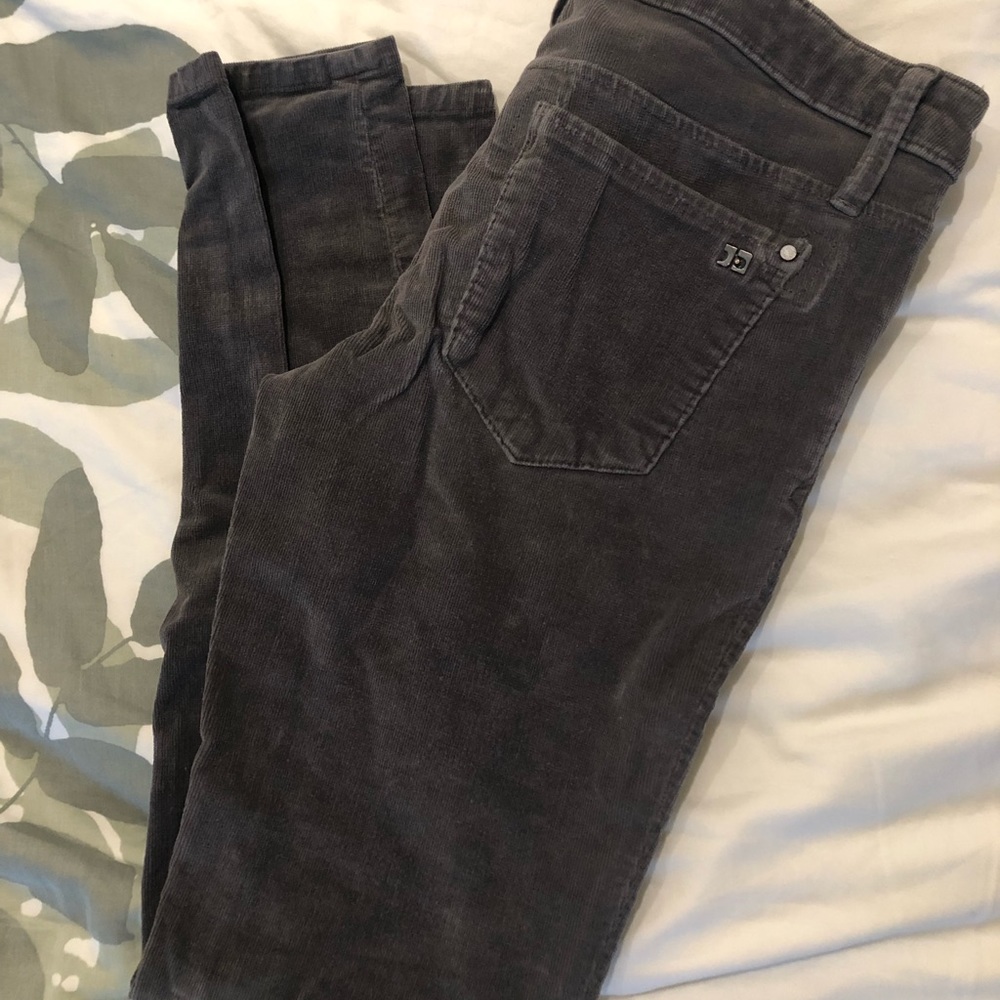 Joe’s Chelsea Ankle Skinny Cords - Gray
